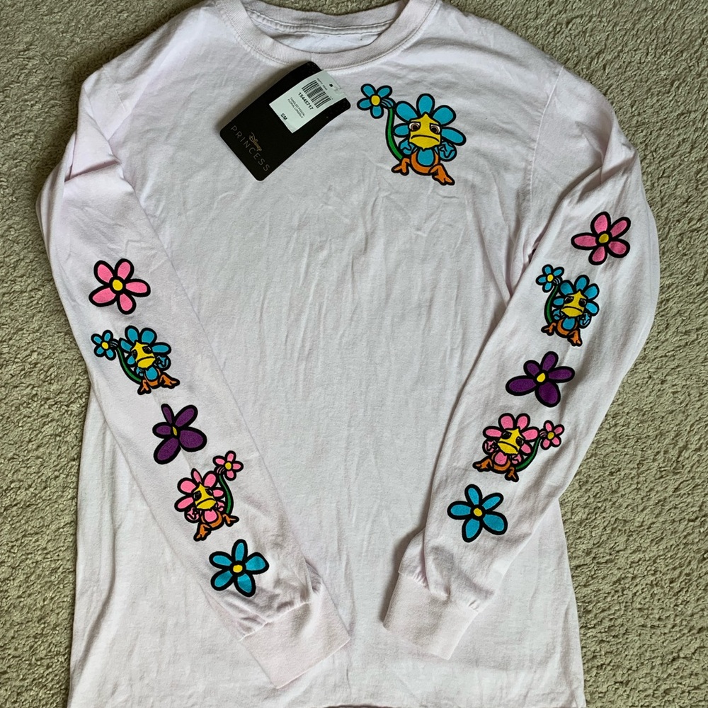 Women’s Tangles long sleeve t-shirt | Pink | Small